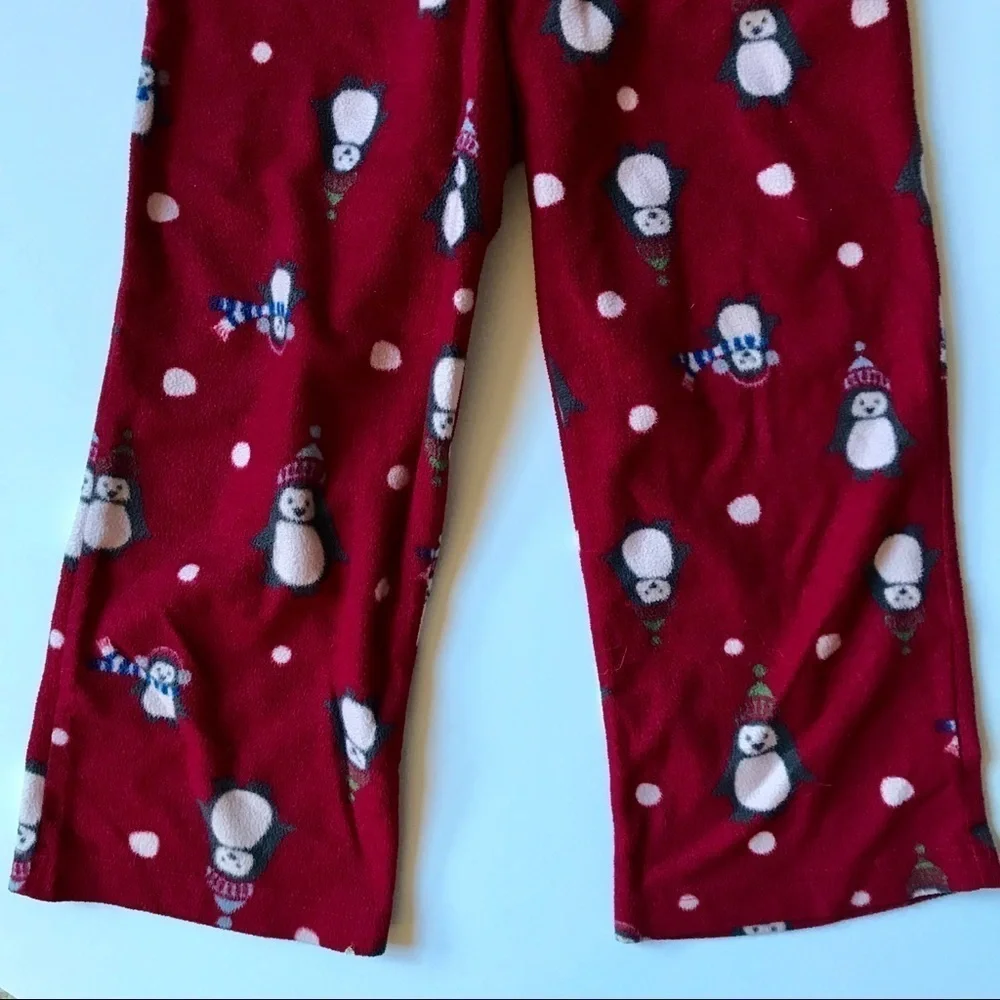 Gap Winter Penguin Fleece Pajama Bottoms